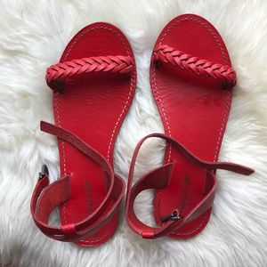 Madewell leather sandals size 8